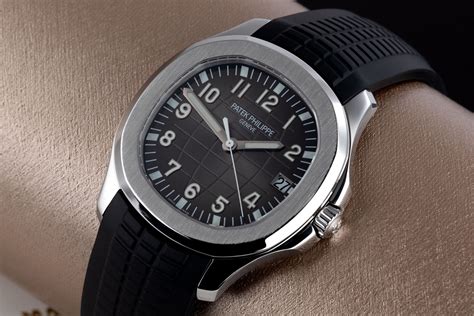 patek philippe aquanut watches|Patek Philippe aquanaut black strap.